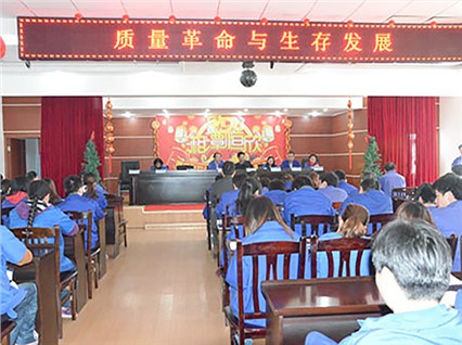 4月26日下午，公司召開“質(zhì)量革命與生存發(fā)展”大會